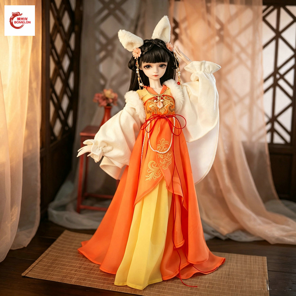 Ethnic Fashion Model - Handmade 1/3 BJD Dolls Full Set