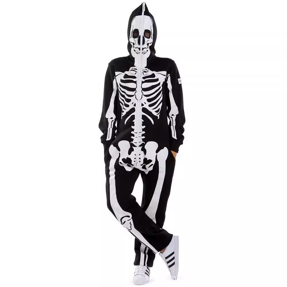 Ethnic Fashion Trends 2025 - Halloween Horror Skeleton Costume Role Playing