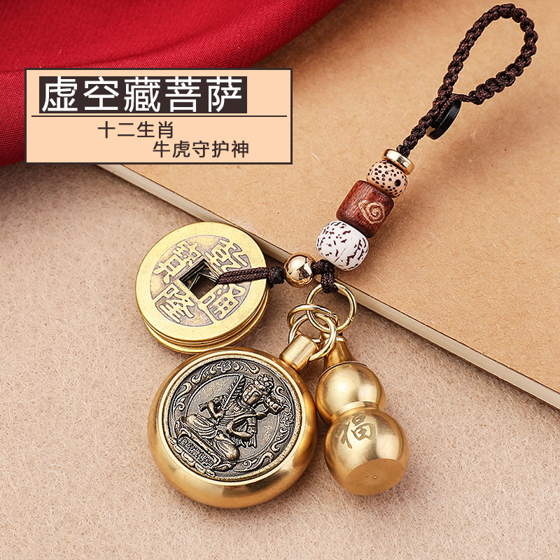 Brass Gourd Pendant Eight Zodi - огляд і ціна Ethnic Fashion Co In