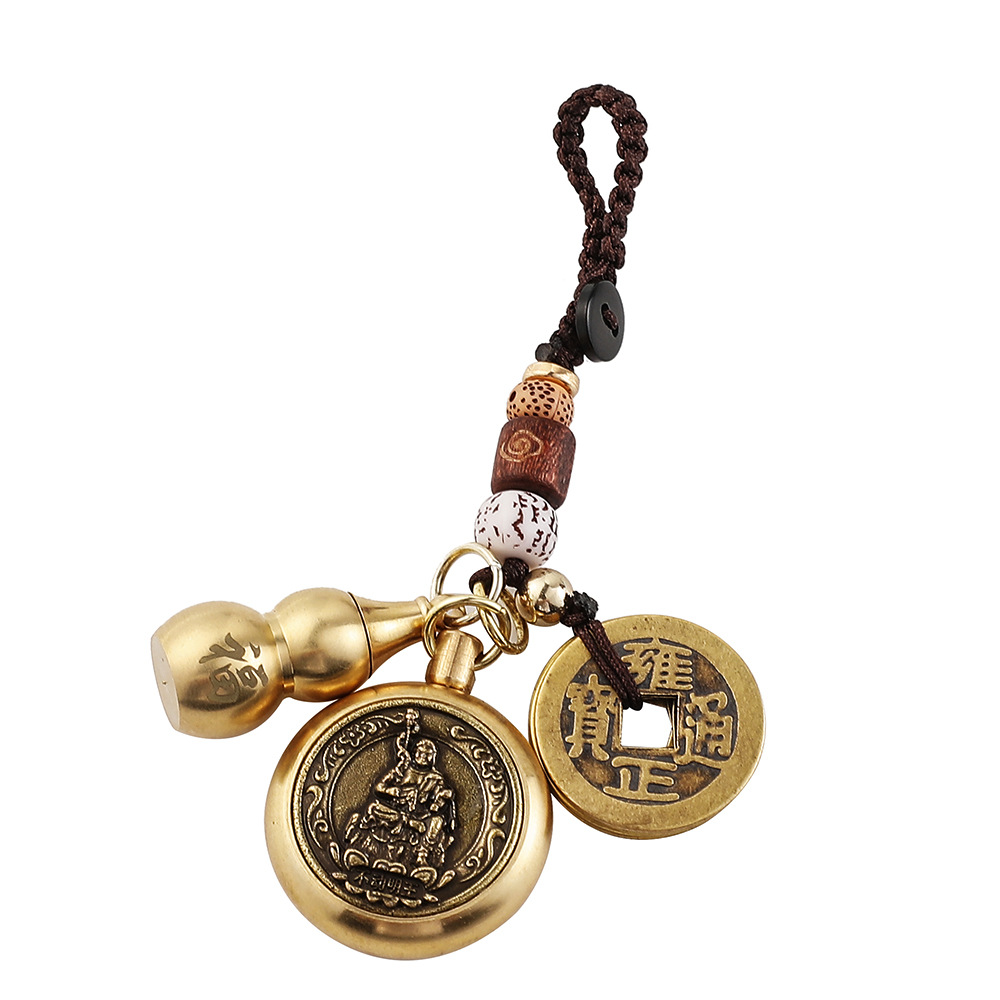 Brass Gourd Pendant Eight Zodi - огляд і ціна Ethnic Fashion Co In