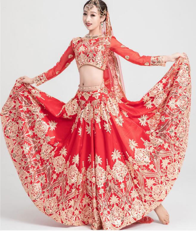 Sequin Embroidery Indian Sari  - огляд і ціна Salwar Kameez Set
