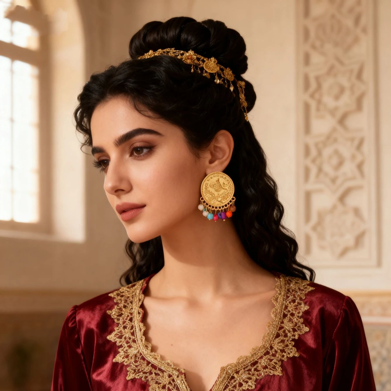 Turkish coin earring gold plat - огляд і ціна Ethnic Fashion Co In