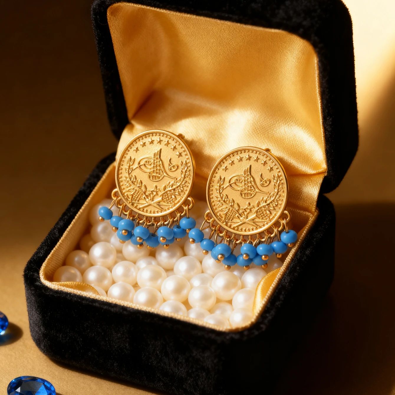 Turkish coin earring gold plat - огляд і ціна Ethnic Fashion Co In