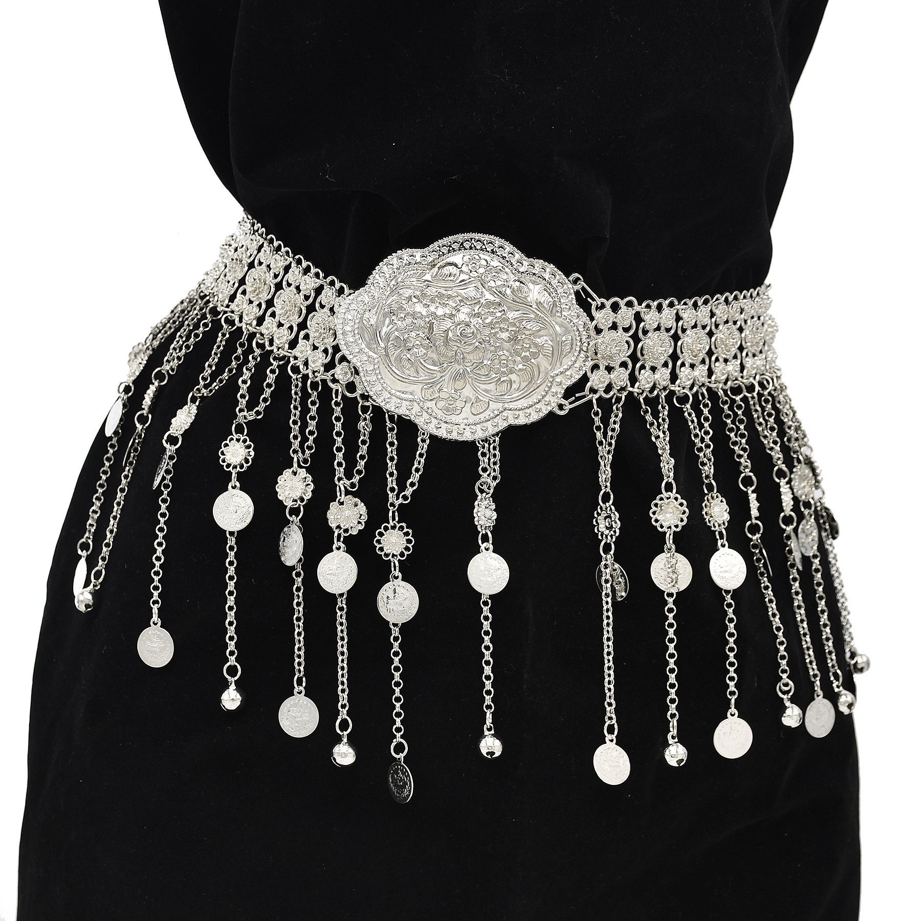 Silver Plated Moroccan Caftan  - огляд і ціна Ethnic Fashion Co In