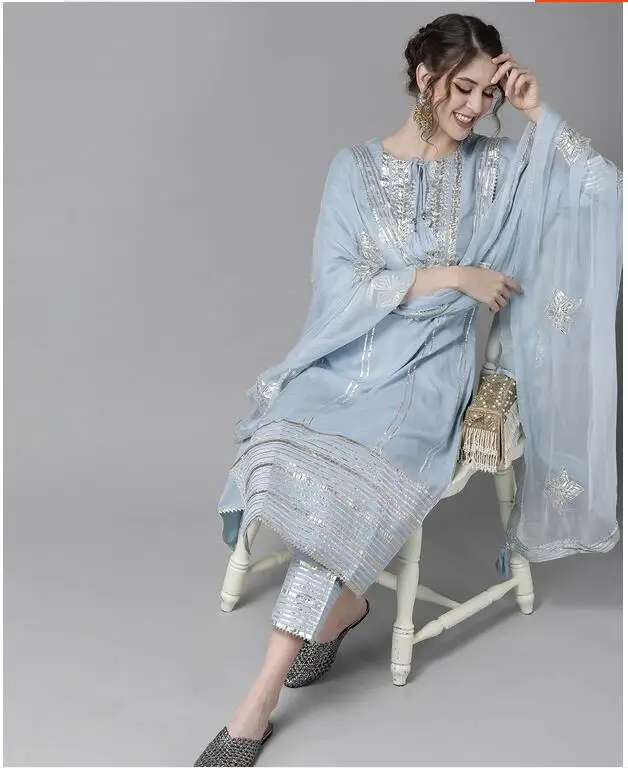 Traditional Indian Punjabi Emb - огляд і ціна Salwar Kameez Set