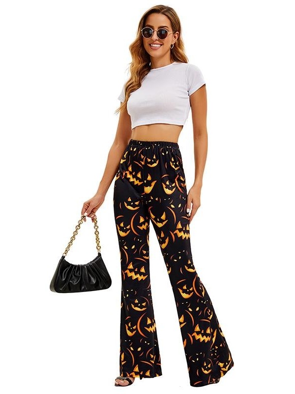Halloween Bat Pumpkin Print Wo - огляд і ціна Ethnic Wear Fashion Brand