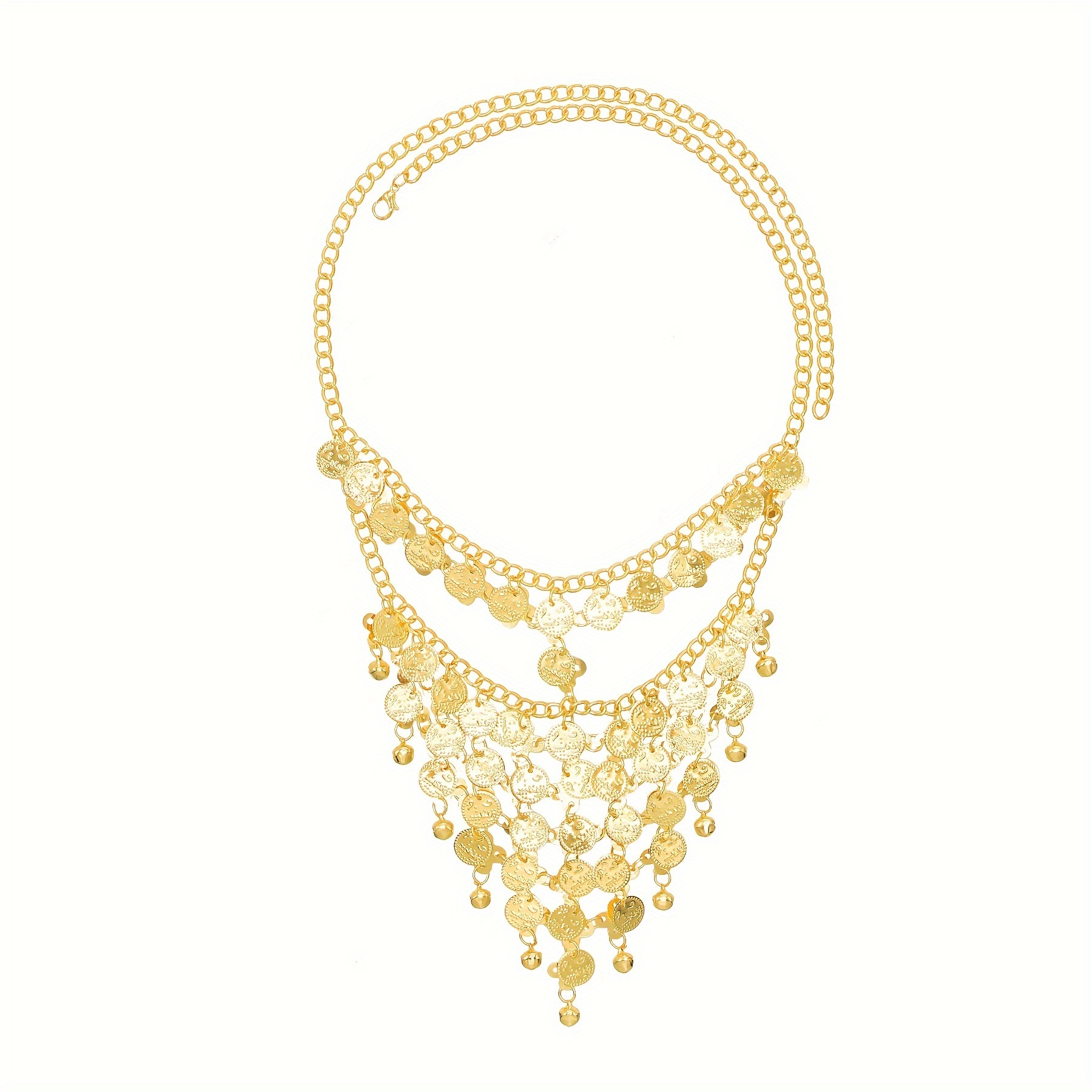 Gold Color Coins Long Chains T - огляд і ціна Ethnic Fashion Co In