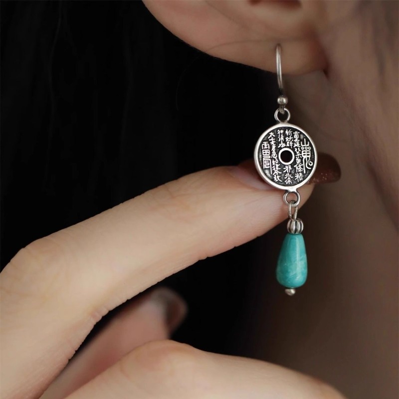 925 Sterling Silver Earrings A - огляд і ціна Ethnic Fashion Co In
