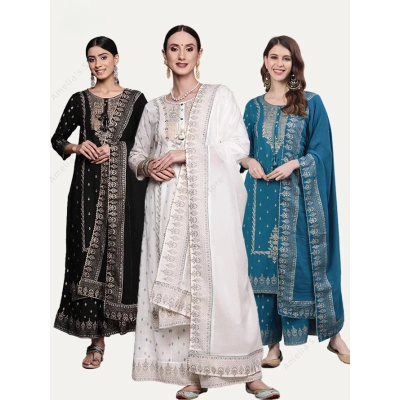 Indian Women's Punjabi Suit 3- - огляд і ціна Salwar Kameez Set