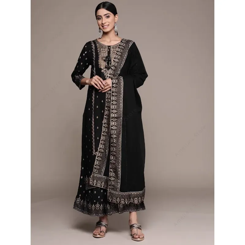 Indian Women's Punjabi Suit 3- - огляд і ціна Salwar Kameez Set