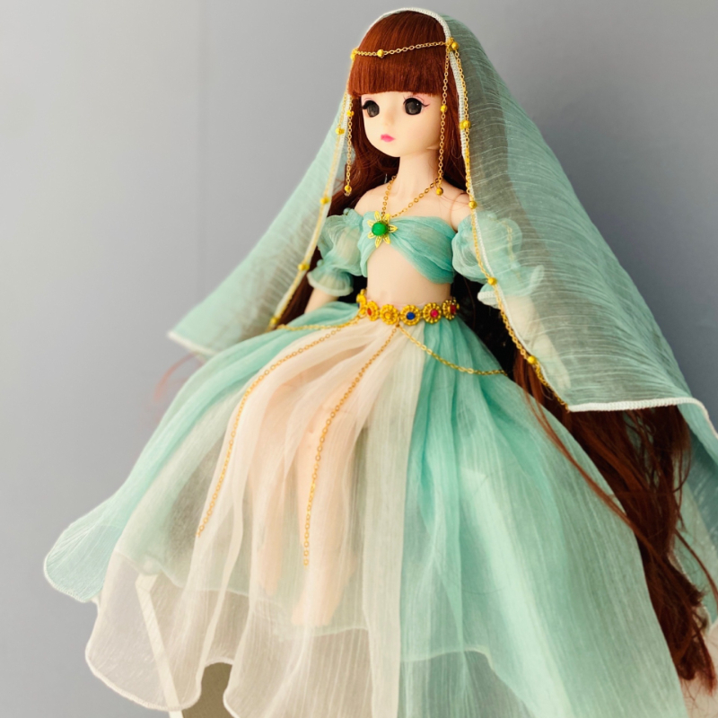 Retro Style 30cm Girl Doll wit - огляд і ціна Ethnic Fashion Model