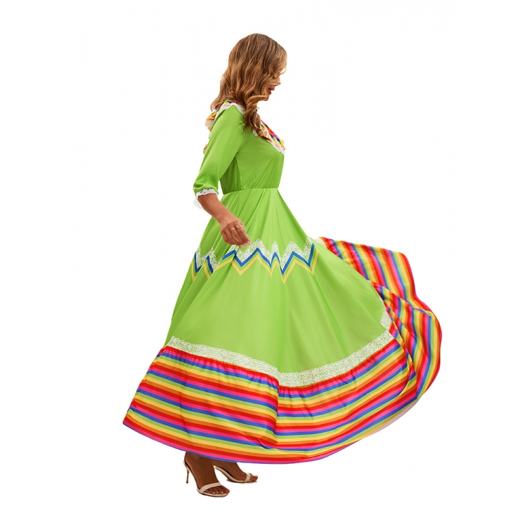 Women's Ethnic Dance Dress wit - огляд і ціна Ethnic Fashion Trends 2025