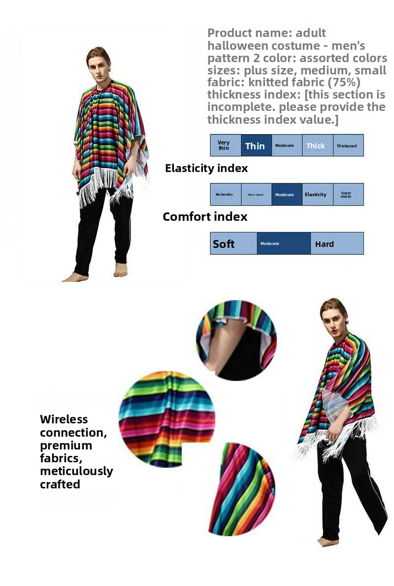 Adult Halloween Cape Ethnic St - огляд і ціна Ethnic Fashion Brands