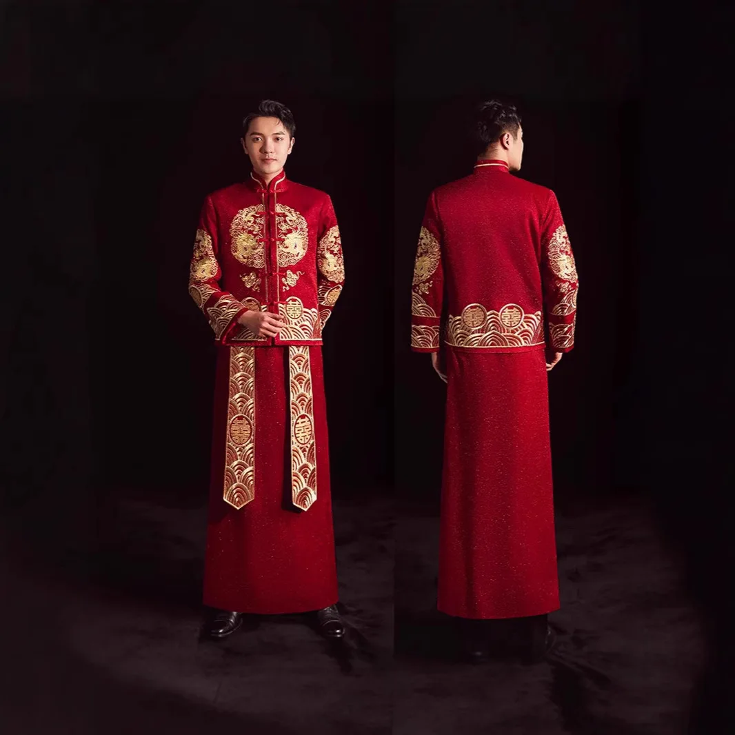 Embroidery Xiuhe Men's Clothin - огляд і ціна Salwar Kameez Set