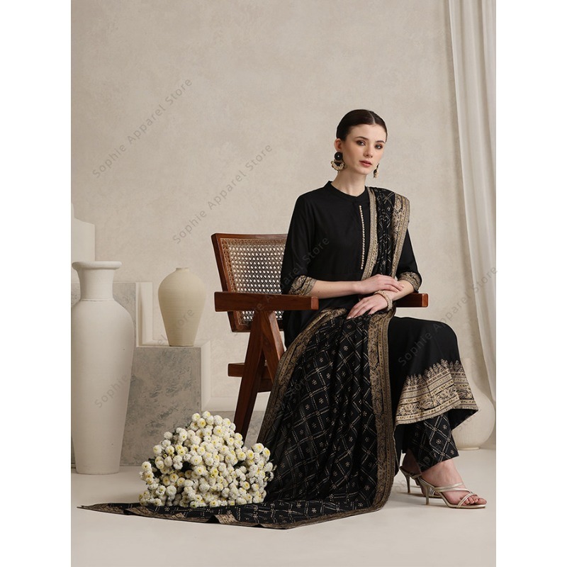 Elegant Black Indian Salwar Ka - огляд і ціна Salwar Kameez Set