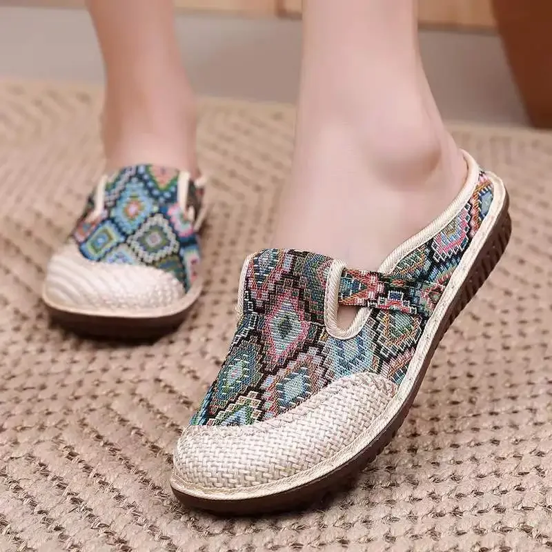 Womens Ethnic Style Slippers F - огляд і ціна Ethnic Fashion Walk
