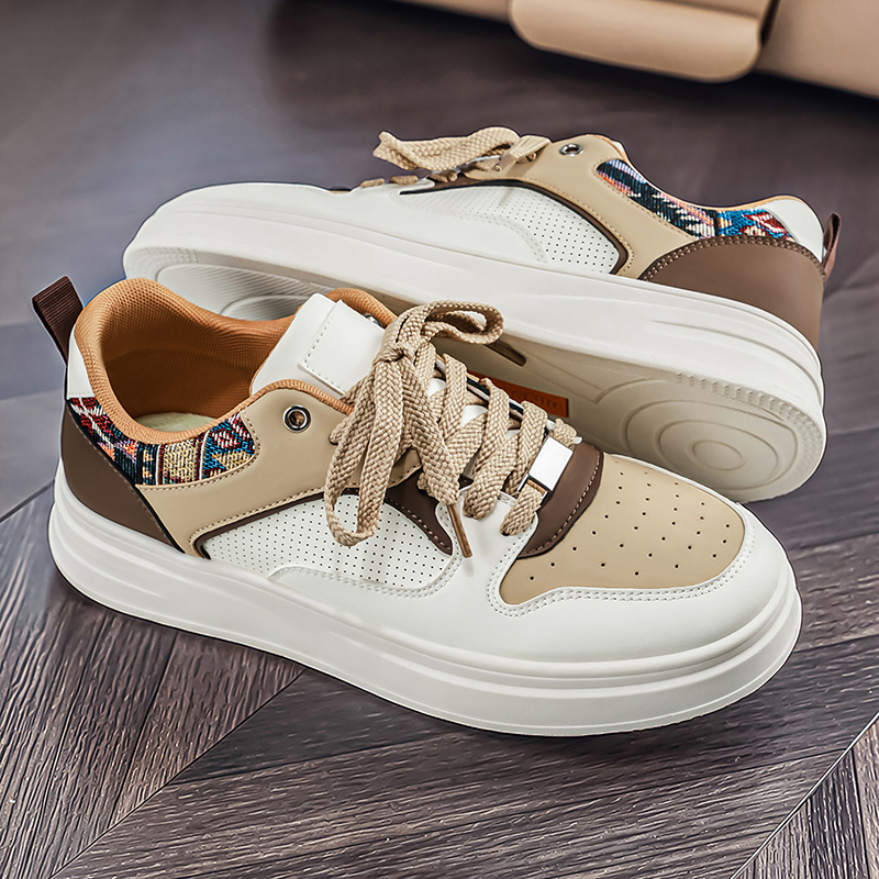 Men's White Platform Skate Sho - огляд і ціна Ethnic Fashion Walk